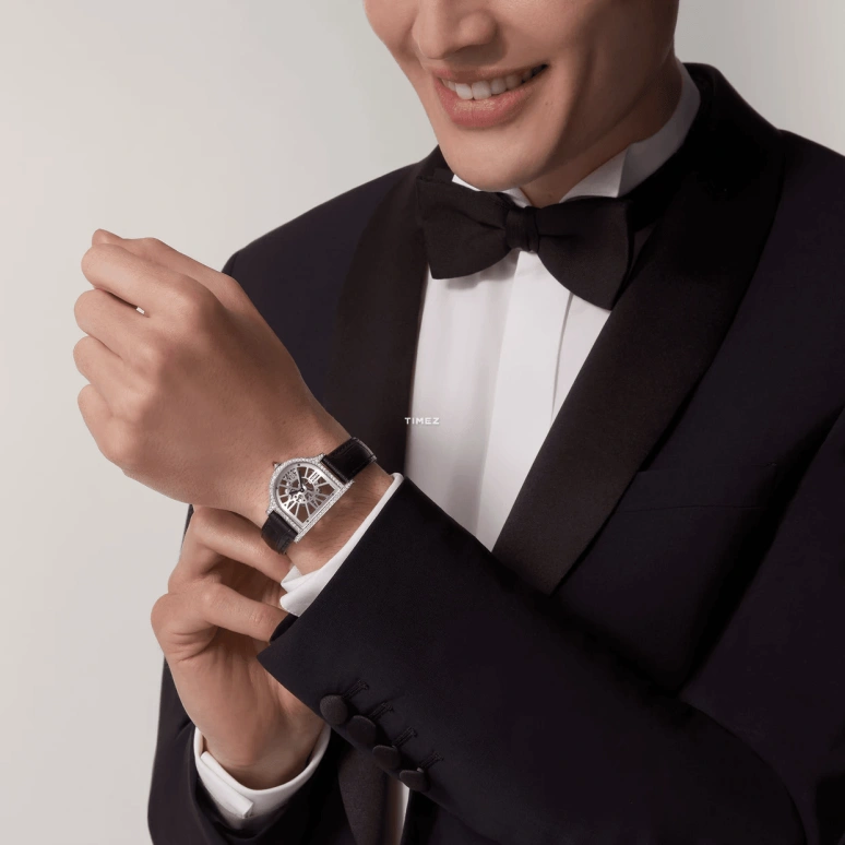 Cartier,Cloche 37.15x28.75mm,37.15x28.75mm,Platinum,Skeleton,Handwound,38hours,In-house Caliber,CLOCHE DE CARTIER