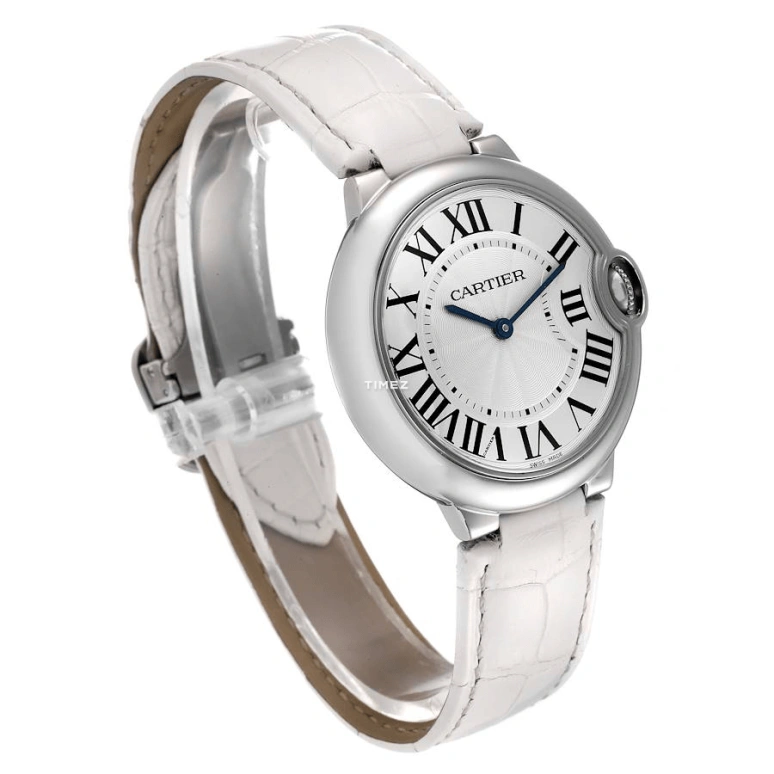 Cartier,Ballon Bleu de Cartier 36.60mm,36.60mm,Stainless Steel,Silver,Automatic,Sapphire,Crystal Glass,Round,W6920087