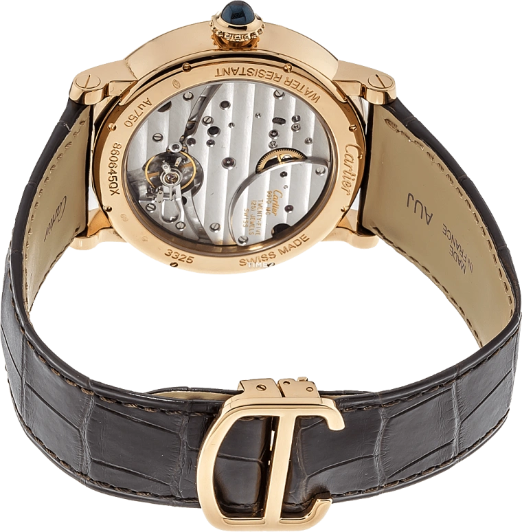 Cartier,Rotonde de Cartier 42mm,42mm,Rose Gold,Silver,Handwound,Power Reserve Indicator,Big Date,W1556203