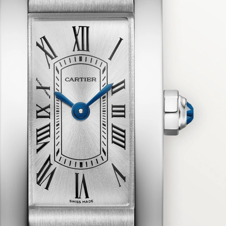 Cartier,Tank 28x15.20mm,28x15.20mm,Stainless Steel,Silver,Quartz,Sapphire,Crystal Glass,Rectangular,WSTA0116