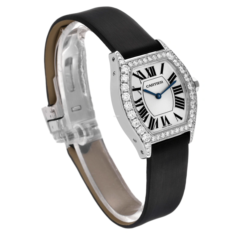 Cartier,Tortue 34x28mm,34x28mm,White Gold,Silver,Handwound,36hours,In-house Caliber,WA507231