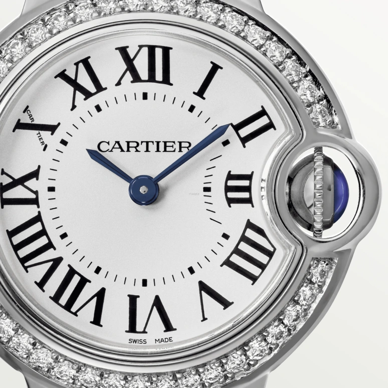 Cartier,Ballon Bleu de Cartier 28mm,28mm,Stainless Steel,White,Quartz,Sapphire,Crystal Glass,Round,W4BB0030