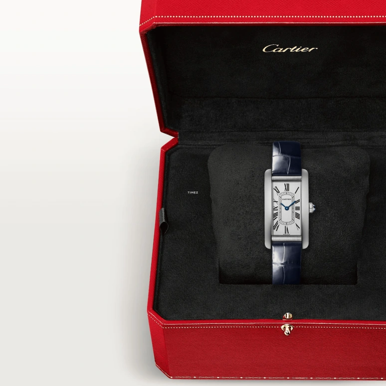 Cartier,Tank 35.40x19.40mm,35.40x19.40mm,Stainless Steel,Silver,Quartz,Sapphire,Crystal Glass,Square,WSTA0082