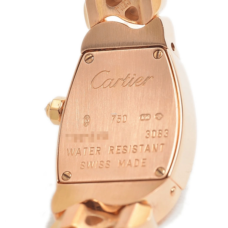 Cartier,La Dona de Cartier 18mm,18mm,Rose Gold,Silver,Quartz,Sapphire,Crystal Glass,WE60086I