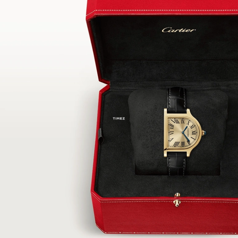 Cartier,Cloche 37.15x28.75mm,37.15x28.75mm,Yellow Gold,Gold,Handwound,38hours,In-house Caliber,Lu Han,WGCC0002