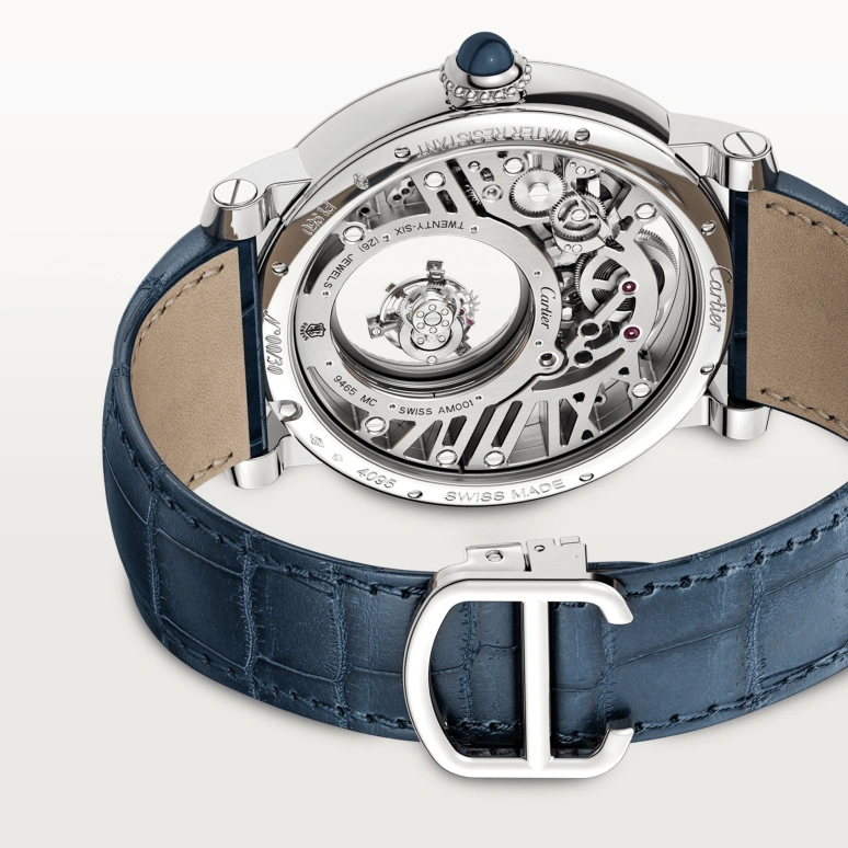 Cartier,Rotonde de Cartier 45mm,45mm,Platinum,Silver,Handwound,Tourbillon,52hours,WHRO0039