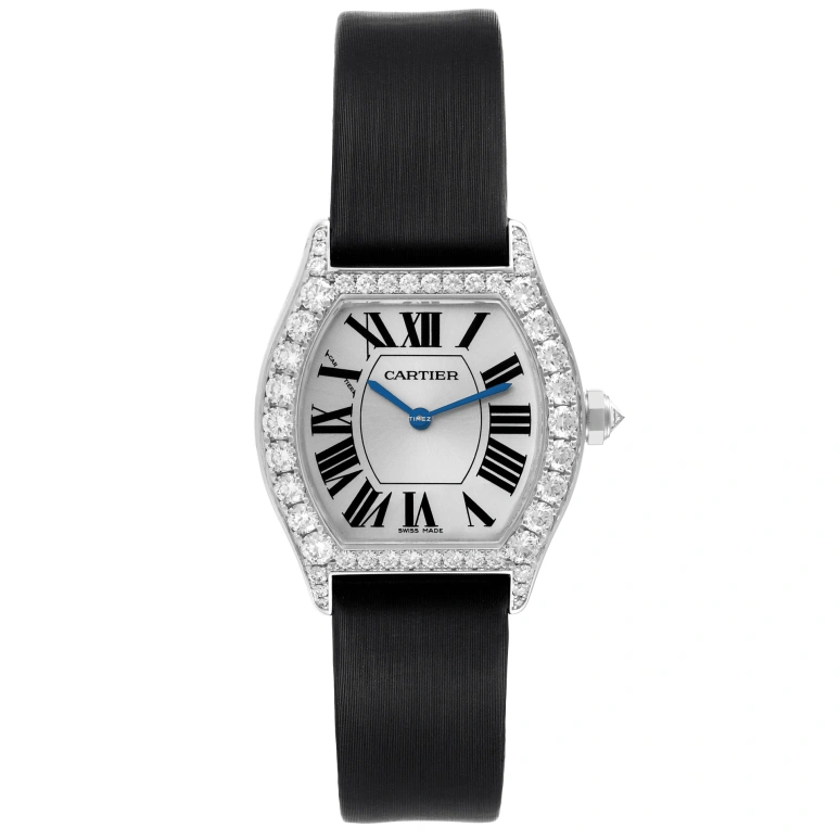 Cartier,Tortue 34x28mm,34x28mm,White Gold,Silver,Handwound,36hours,In-house Caliber,WA507231