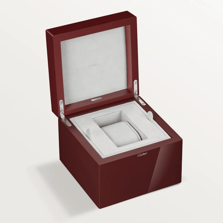 Cartier,Santos de Cartier 43.50x31.40mm,43.50x31.40mm,Platinum,Red,Handwound,Sapphire,Crystal Glass,Square,WGSA0102