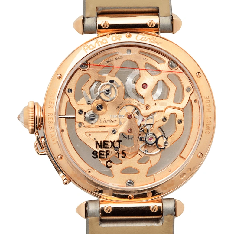 Cartier,High Jewelry Watches 42mm,42mm,Rose Gold,Handwound,In-house Caliber,Sapphire,Crystal Glass,HPI00508