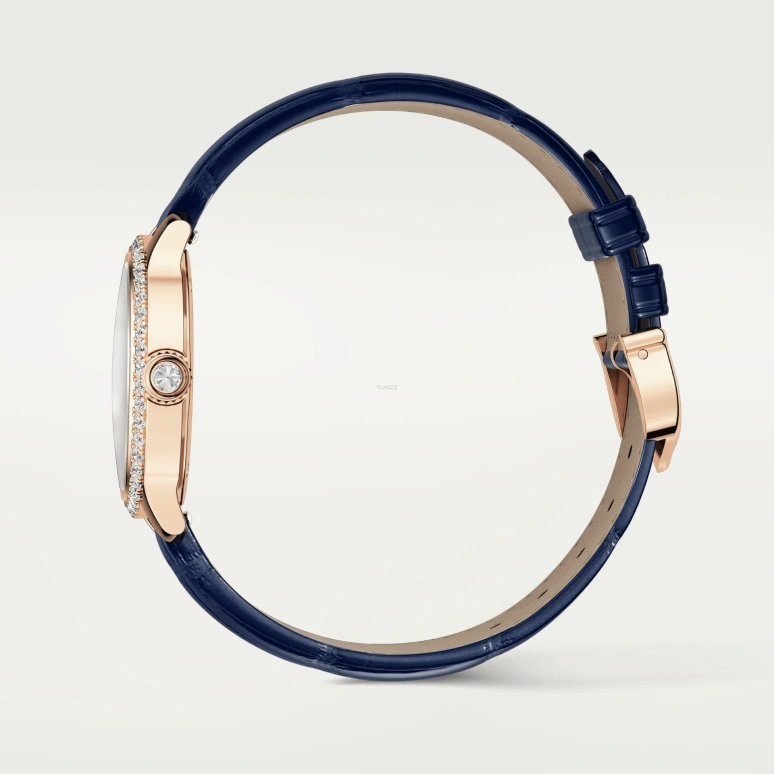 Cartier,Ronde de Cartier 29mm,29mm,Rose Gold,Cream,Quartz,Sapphire,Crystal Glass,Round,WJRN0009