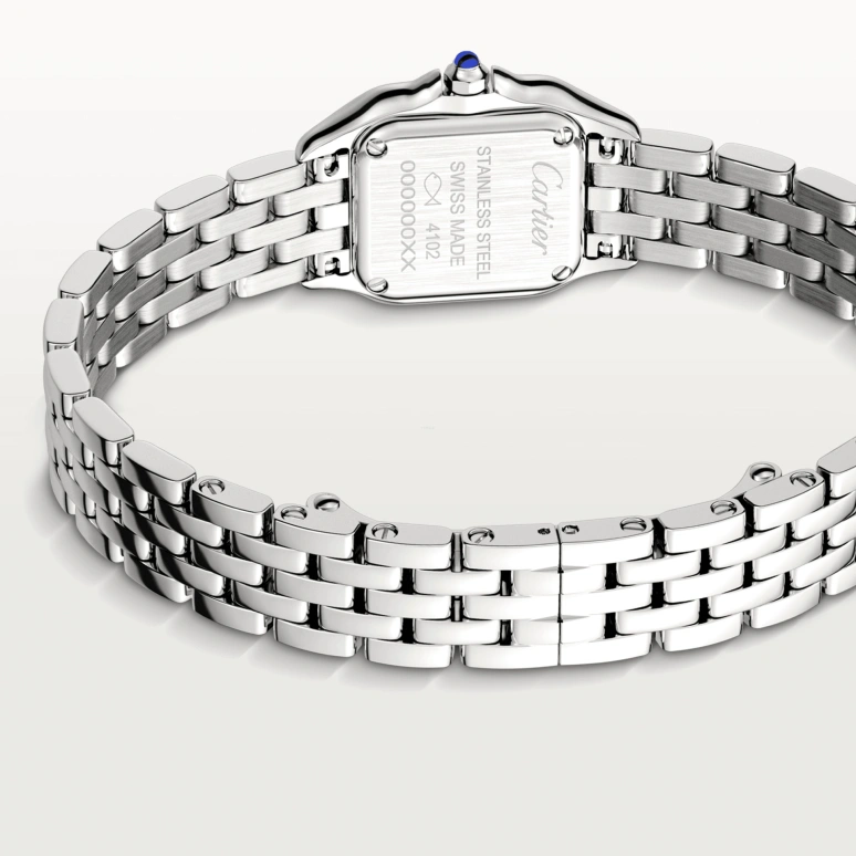 Cartier,Panthère de Cartier 25x19mm,25x19mm,Stainless Steel,Silver,Quartz,Sapphire,Crystal Glass,Square,WSPN0019
