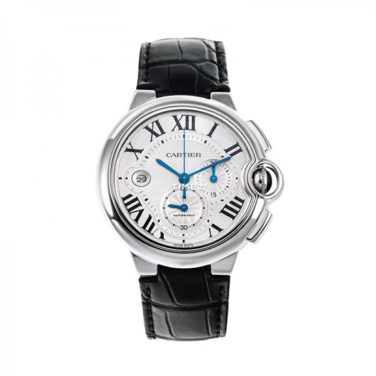 Cartier,Ballon Bleu de Cartier 44mm,44mm,Stainless Steel,Silver,Automatic,Chronograph,Day,W6920078