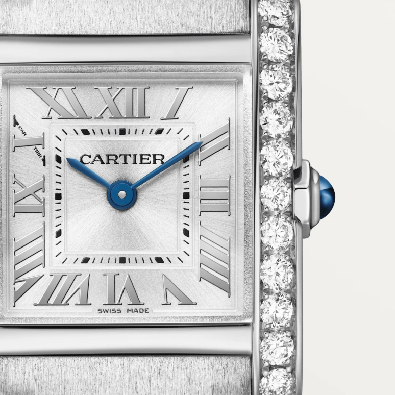 Cartier,Tank 25.70x21.20mm,25.70x21.20mm,Stainless Steel,Silver,Quartz,Sapphire,Crystal Glass,Square,W4TA0029
