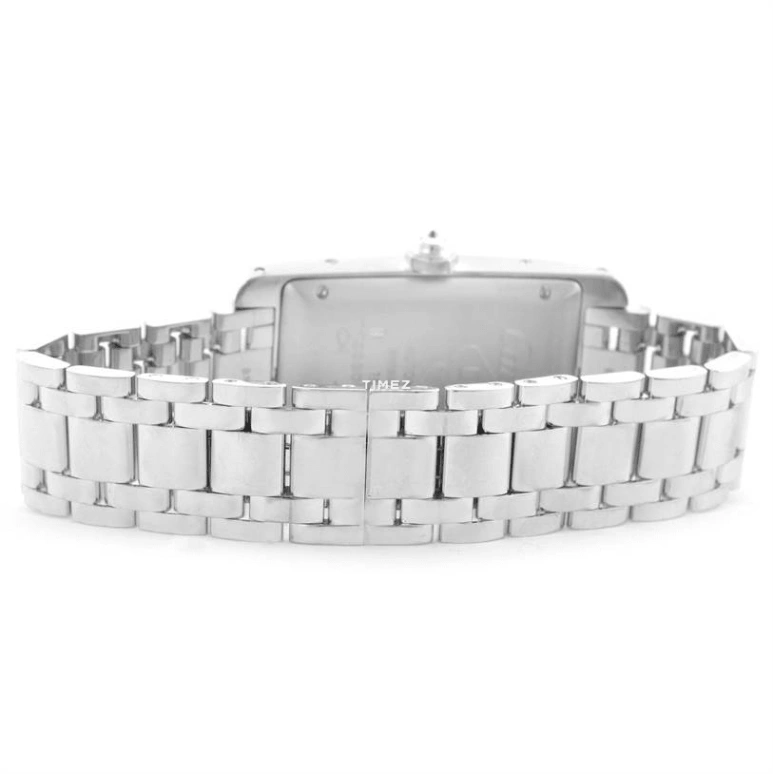 Cartier,Tank 41x22.60mm,41x22.60mm,White Gold,Silver,Automatic,Sapphire,Crystal Glass,Square,WB710001