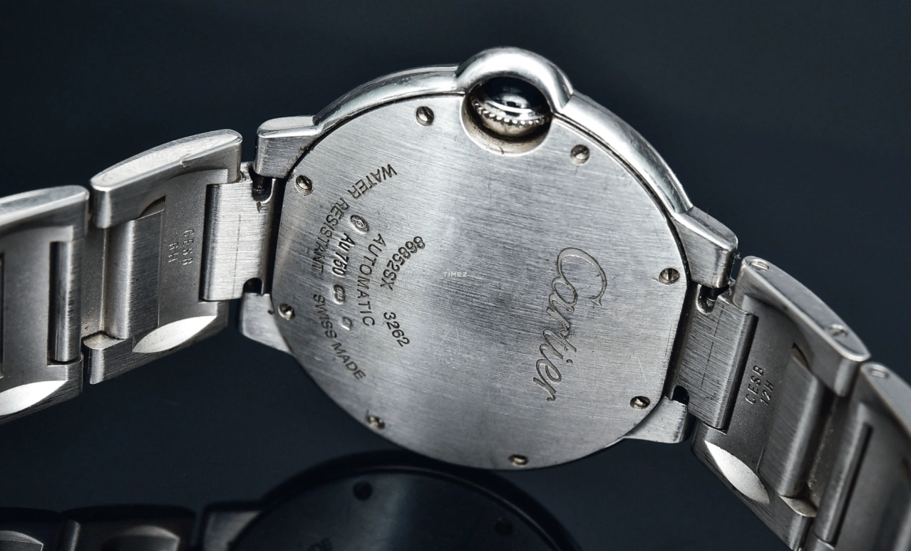 Cartier,Ballon Bleu de Cartier 36mm,36mm,White Gold,Silver,Automatic,Sapphire,Crystal Glass,Round,WE902045
