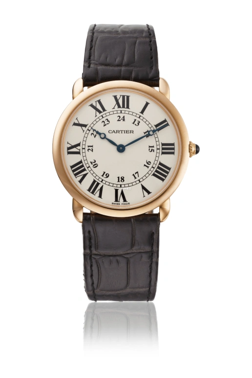Cartier,Ronde de Cartier 36mm,36mm,Pink Gold,Silver White,Automatic,Round,Rose Gold,2889