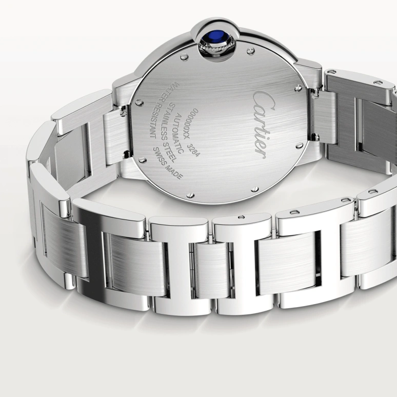 Cartier,Ballon Bleu de Cartier 36mm,36mm,Stainless Steel,Silver,Automatic,Sapphire,Crystal Glass,Round,W4BB0024