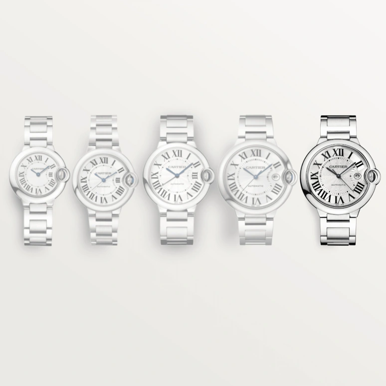 Cartier,Ballon Bleu de Cartier 42mm,42mm,Stainless Steel,Silver,Automatic,Day,42hours,WSBB0049