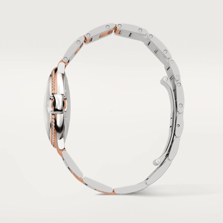Cartier,Ballon Bleu de Cartier 36mm,36mm,Stainless Steel,Rose Gold,Silver,Automatic,Sapphire,Crystal Glass,Round,W3BB0024