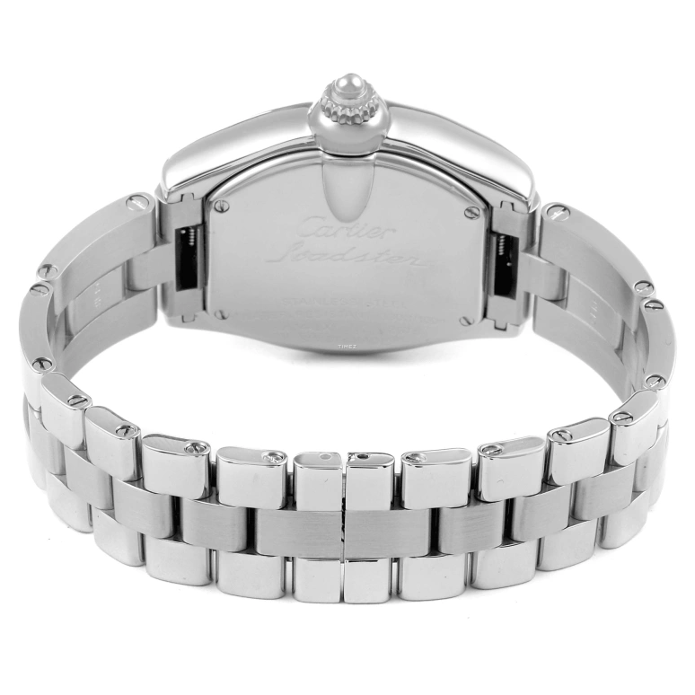 Cartier,Drive de Cartier 36x30mm,36x30mm,Stainless Steel,Pink,Quartz,Day,Sapphire,Crystal Glass,W62054V3