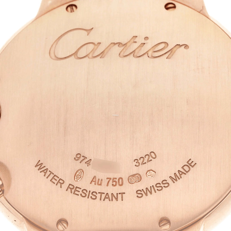 Cartier,Ballon Bleu de Cartier 38.50mm,38.50mm,Rose Gold,White,Automatic,Dule Time,Big Date,WE902018