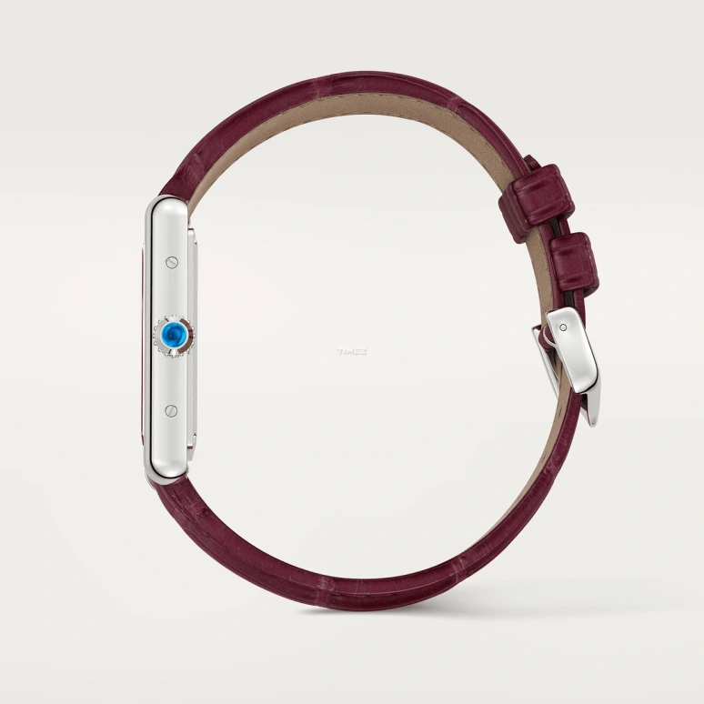 Cartier,Tank 25.50x33.70mm,25.50x33.70mm,Stainless Steel,Red,Quartz,Sapphire,Crystal Glass,Square,WSTA0113
