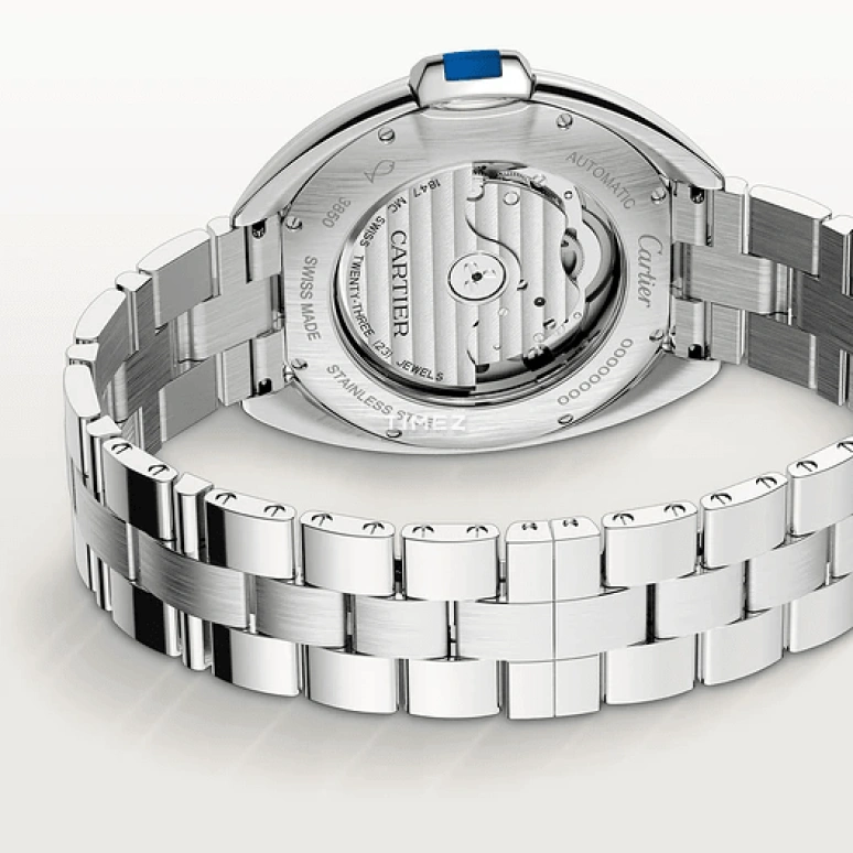 Cartier,Clé de Cartier 40mm,40mm,Stainless Steel,Silver,Automatic,Day,42hours,WSCL0007