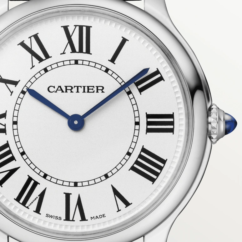 Cartier,Ronde de Cartier 36mm,36mm,Stainless Steel,Silver,Quartz,Sapphire,Crystal Glass,Round,WSRN0031
