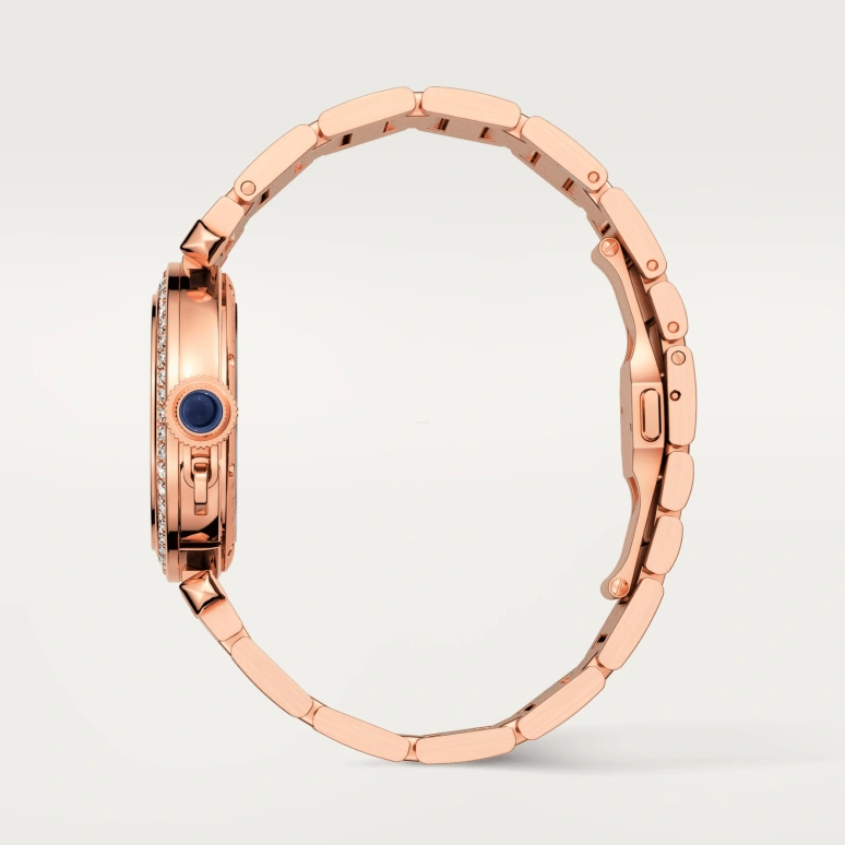 Cartier,Pasha de Cartier 35mm,35mm,Rose Gold,Silver,Automatic,42hours,In-house Caliber,WJPA0013