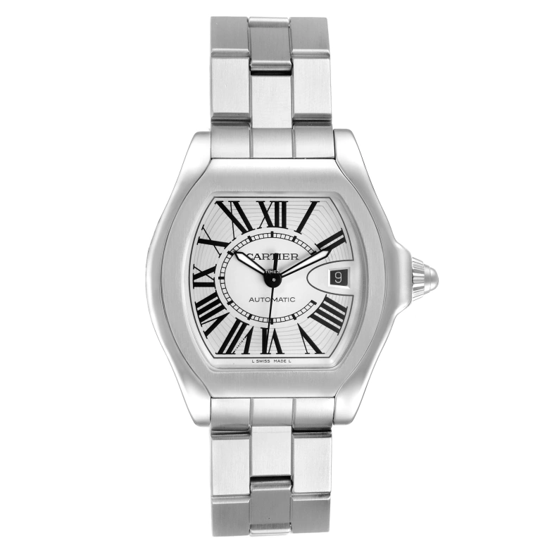 Cartier,Drive de Cartier 46x45.60mm,46x45.60mm,Stainless Steel,Silver,Automatic,Day,42hours,W6206017