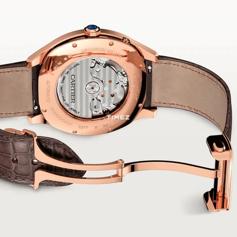 Cartier,Drive de Cartier 47x41mm,47x41mm,Rose Gold,Silver,Automatic,Moonphase,In-house Caliber,WGNM0018