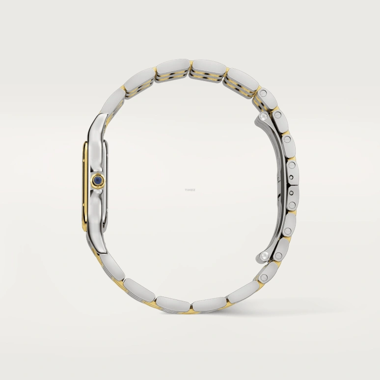 Cartier,Panthère de Cartier 36.50x26.70mm,36.50x26.70mm,Stainless Steel,Yellow Gold,Silver,Quartz,Glass,Square,W2PN0019