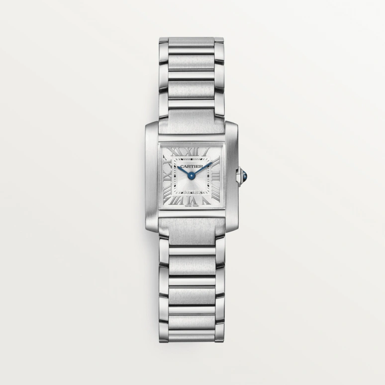 Cartier,Tank 25.70x21.20mm,25.70x21.20mm,Stainless Steel,Silver,Quartz,Sapphire,Crystal Glass,Square,WSTA0065