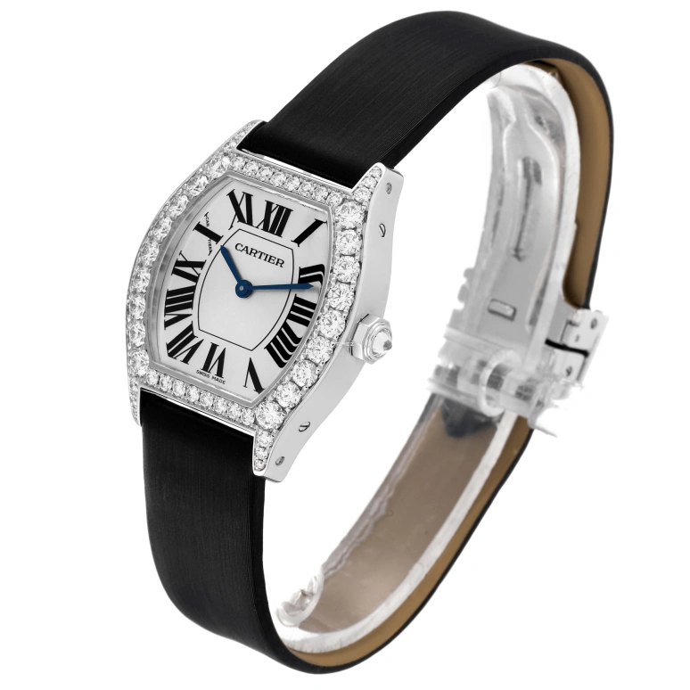 Cartier,Tortue 34x28mm,34x28mm,White Gold,Silver,Handwound,36hours,In-house Caliber,WA507231