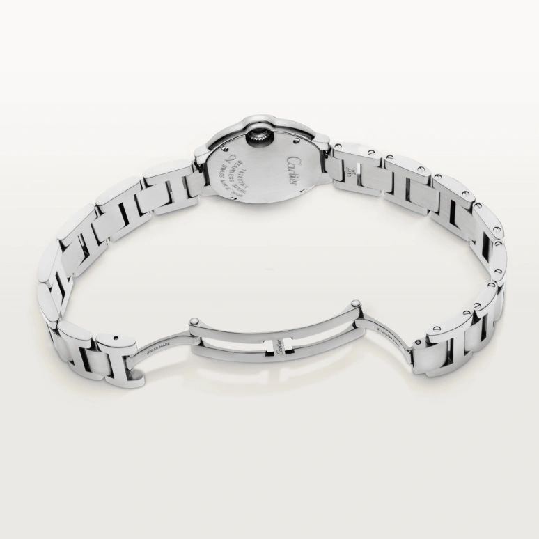 Cartier,Ballon Bleu de Cartier 28.60mm,28.60mm,Stainless Steel,Silver,Quartz,Sapphire,Crystal Glass,Round,W69010Z4