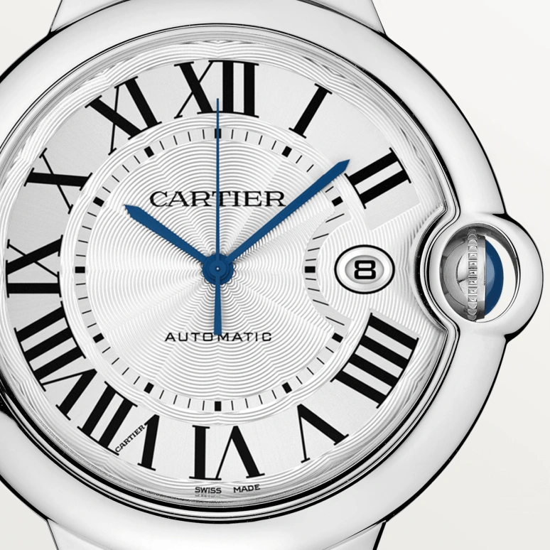Cartier,Ballon Bleu de Cartier 42mm,42mm,Stainless Steel,Silver,Automatic,Day,42hours,WSBB0049