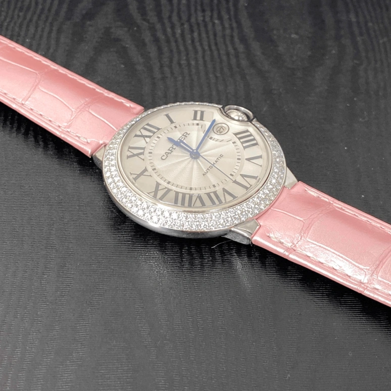 Cartier,Ballon Bleu de Cartier 42.10mm,42.10mm,White Gold,Silver White,Automatic,Day,42hours,WE900951