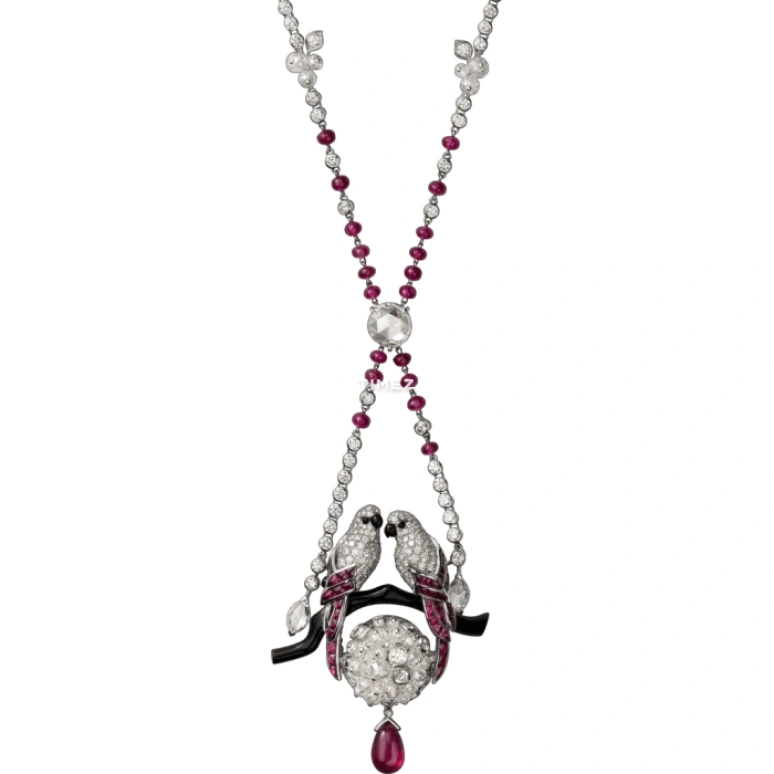 Cartier,High Jewelry Watches ,White Gold,Transparent,Silver,Silver White,Quartz,In-house Caliber,Sapphire,Crystal Glass,HPI00661