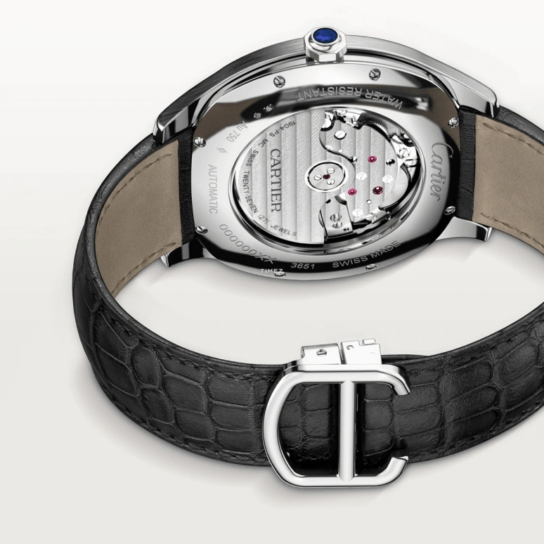 Cartier,Drive de Cartier 40mm,40mm,Stainless Steel,Black,Automatic,Day,48hours,WSNM0018