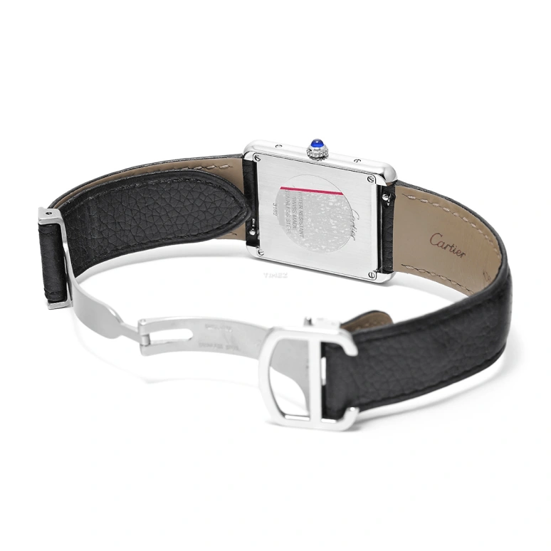 Cartier,Tank 34.80x27.40mm,34.80x27.40mm,Stainless Steel,Silver,Quartz,Sapphire,Crystal Glass,Square,WSTA0028