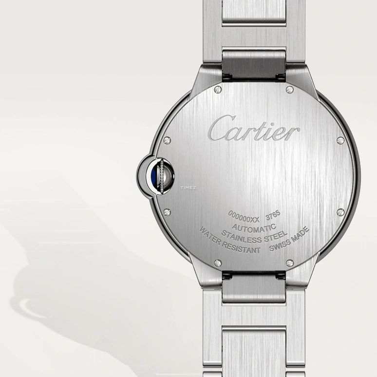 Cartier,Ballon Bleu de Cartier 42.10mm,42.10mm,Stainless Steel,Black,Automatic,Day,Sapphire,Crystal Glass,W6920042