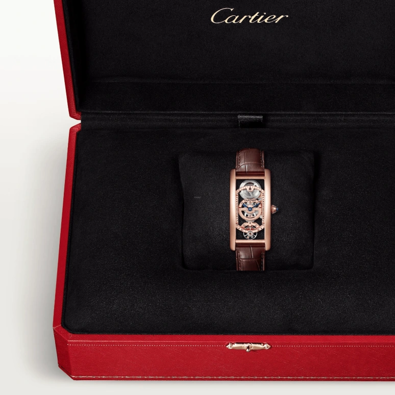 Cartier,Tank 46.30x23mm,46.30x23mm,Rose Gold,Handwound,60hours,In-house Caliber,WHTA0008