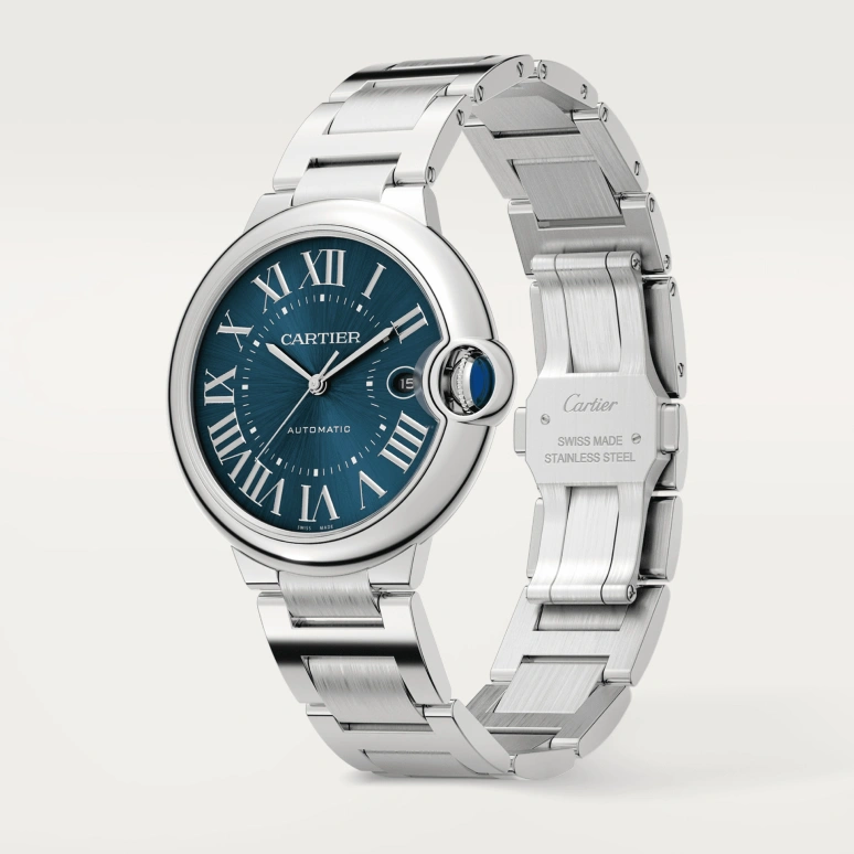 Cartier,Ballon Bleu de Cartier 40mm,40mm,Stainless Steel,Blue,Automatic,42hours,In-house Caliber,WSBB0061