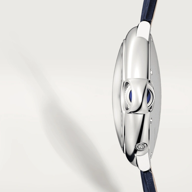 Cartier,Ballon Bleu de Cartier 37.60mm,37.60mm,Stainless Steel,Silver,Automatic,Moonphase,Sapphire,Crystal Glass,WSBB0029