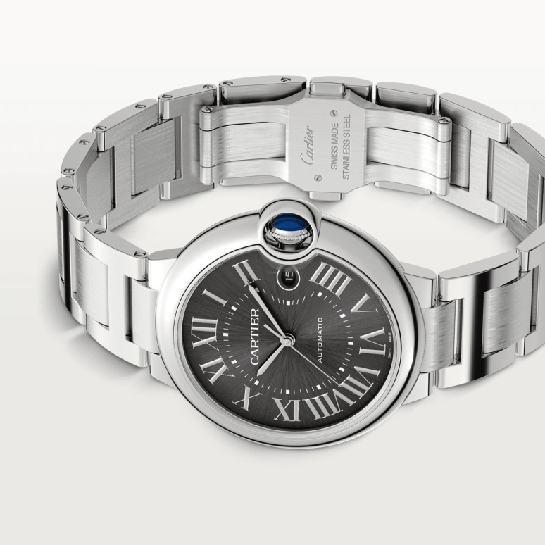 Cartier,Ballon Bleu de Cartier 40mm,40mm,Stainless Steel,Grey,Automatic,Day,42hours,WSBB0060