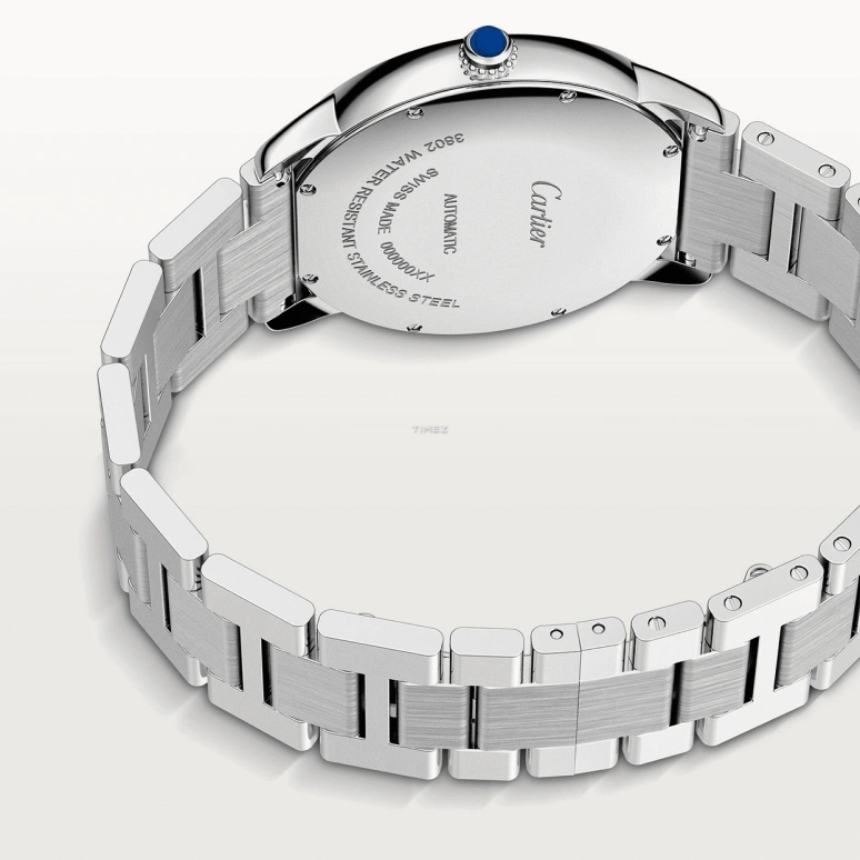 Cartier,Ronde de Cartier 42mm,42mm,Stainless Steel,Blue,Automatic,Day,42hours,WSRN0023