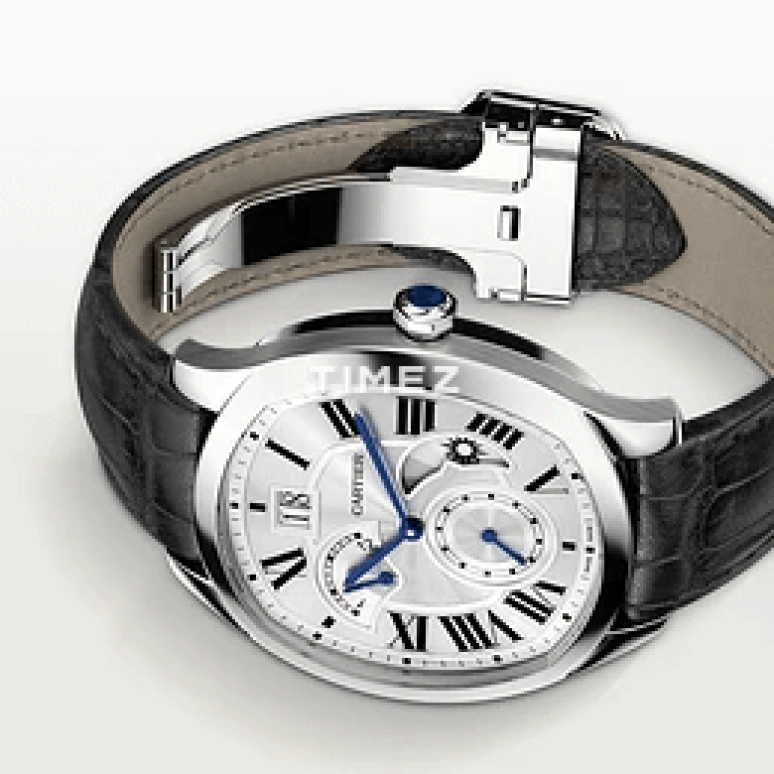 Cartier,Drive de Cartier 47x41mm,47x41mm,Stainless Steel,Silver,Automatic,Dule Time,Big Date,Day / Night Indication,WSNM0016