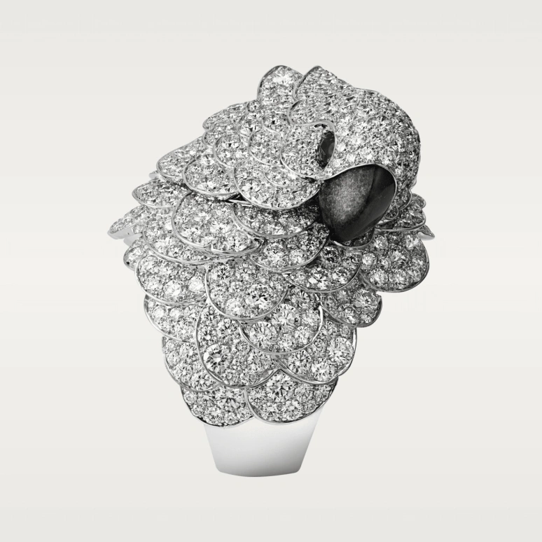 Cartier,High Jewelry Watches ,White Gold,Silver,Quartz,In-house Caliber,Sapphire,Crystal Glass,HPI00685