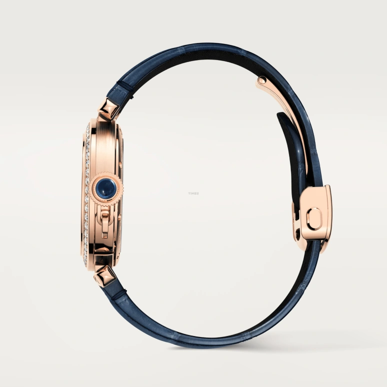 Cartier,Pasha de Cartier 35mm,35mm,Rose Gold,Silver,Automatic,42hours,In-house Caliber,WJPA0027