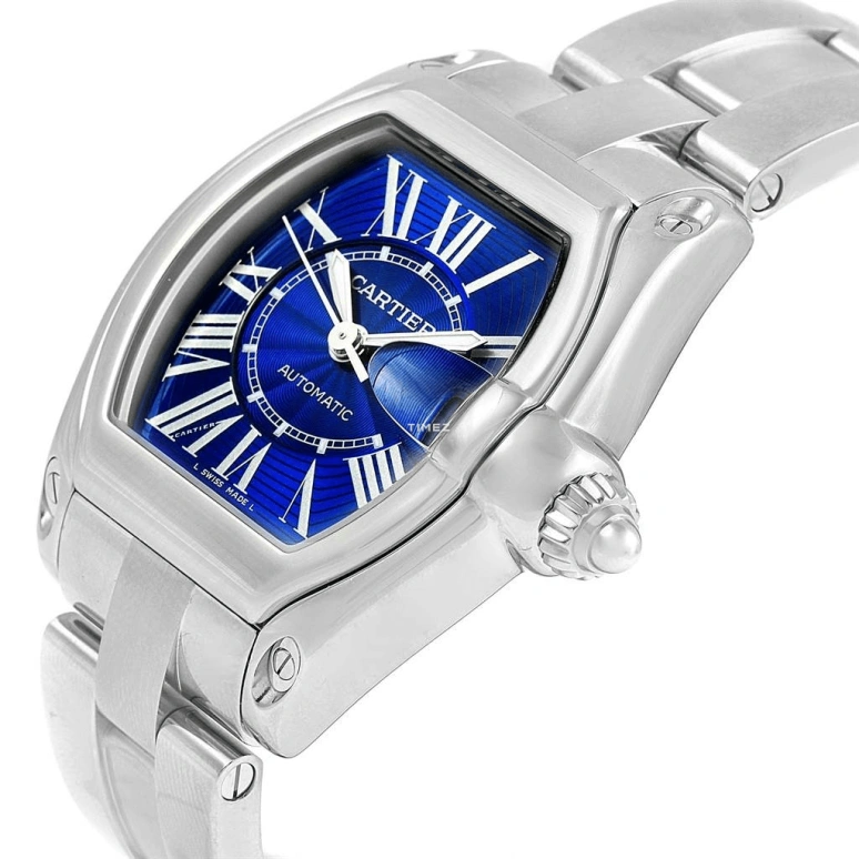 Cartier,Drive de Cartier 44.32x38.68mm,44.32x38.68mm,Stainless Steel,Blue,Automatic,Day,42hours,W62048V3
